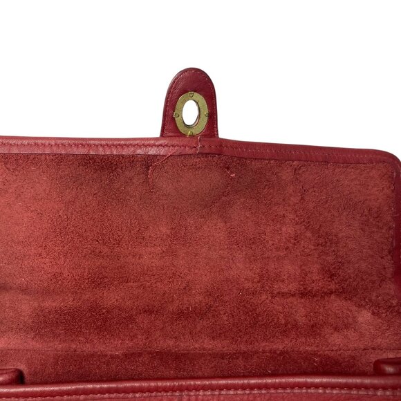 Vintage 9927 Coach Willis Red made in United States Leather Handbag - Picture 6 of 16